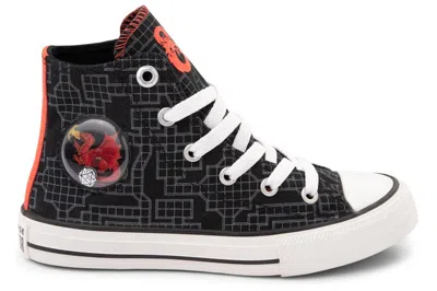 Pre-owned Converse Chuck Taylor All Star Hi Dungeons & Dragons (ps) In Black/white/red