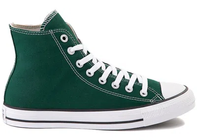 Pre-owned Converse Chuck Taylor All Star Hi Green Sneakers In Midnight Clover/white/black