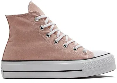Pre-owned Converse Chuck Taylor All Star Hi Lift Platform (women's) Sneakers In Pink Clay