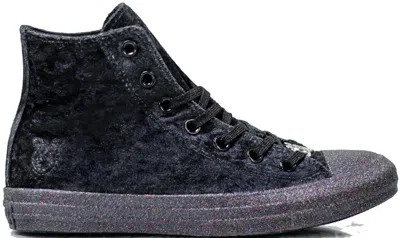 Pre-owned Converse Chuck Taylor All Star Hi Miley Cyrus (women's) Sneakers In Black/silver/white
