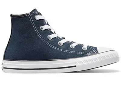 Pre-owned Converse Chuck Taylor All Star Hi Navy Sneakers In Blue
