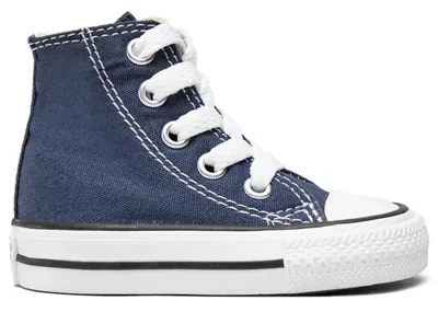 Pre-owned Converse Chuck Taylor All Star Hi Navy Sneakers In Blue