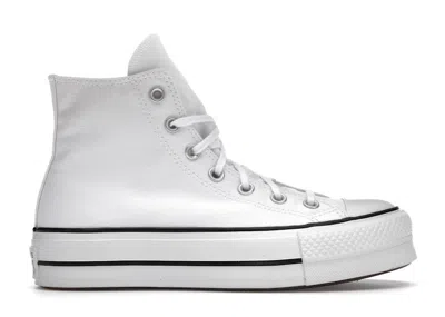 Pre-owned Converse Chuck Taylor All Star Hi Platform (women's) Sneakers In White/black