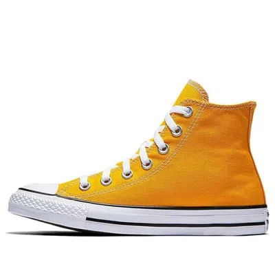 Converse Chuck Taylor All Star Hi Plimsolls In Orange In Multi