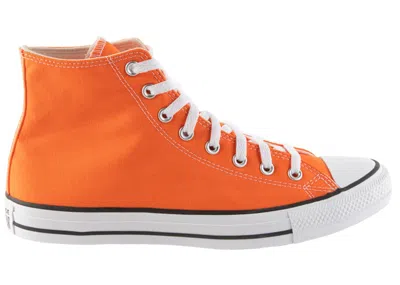 Pre-owned Converse Chuck Taylor All Star Hi Seasonal Sneakers In Orange/white/black