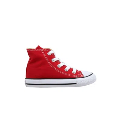 Pre-owned Converse Chuck Taylor All Star Hi Td 'red' | Infant Size 8