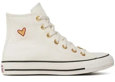 Pre-owned Converse Chuck Taylor All Star Hi Valentine's Day Vintage (2023) (women's) Sneakers In Vintage White