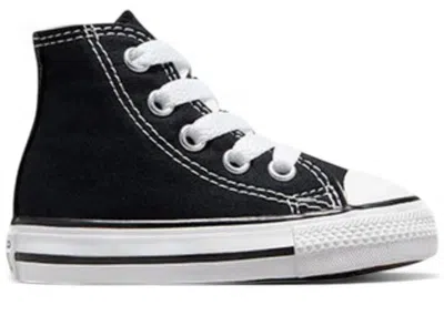 Pre-owned Converse Chuck Taylor All Star Hi White Sneakers In Black