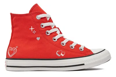 Pre-owned Converse Chuck Taylor All Star Hi Y2k Heart Fever Dream In Fever Dream/vintage White/black