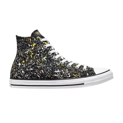 Pre-owned Converse Chuck Taylor All Star High 'archive Paint Splatter' | Black | Men's Size 10.5