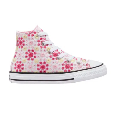 Pre-owned Converse Chuck Taylor All Star High Gs 'broderie' | Pink | Kid's Size 3