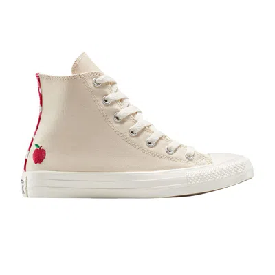 Pre-owned Converse Chuck Taylor All Star High Gs 'checkered Accents' | Cream | Kid's Size 4.5 In White