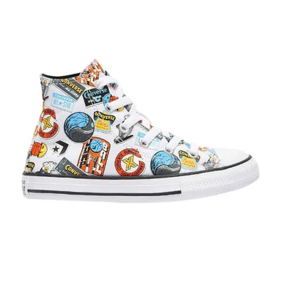Pre-owned Converse Chuck Taylor All Star High Gs 'jump Ball' | White | Kid's Size 4