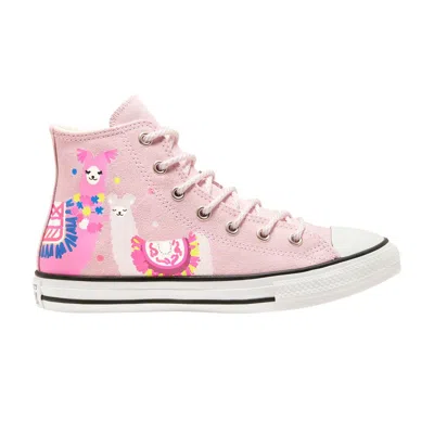 Pre-owned Converse Chuck Taylor All Star High Gs 'playful Llama' | Pink | Kid's Size 4.5