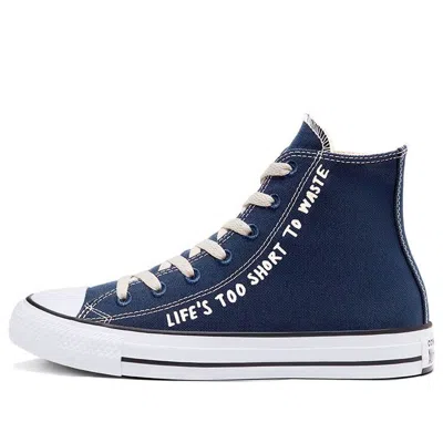 Converse Chuck Taylor All Star High 'life's Too Short To Waste' In Multi