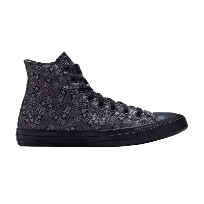 Pre-owned Converse Chuck Taylor All Star High 'logo Play - Black Mason'