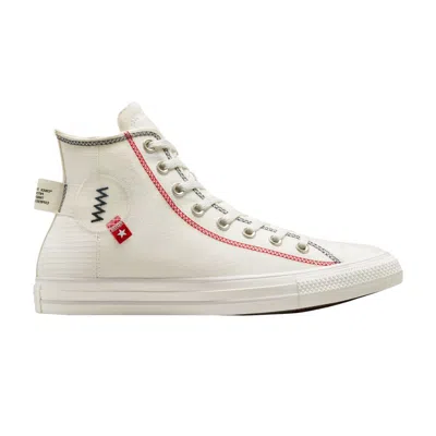 Pre-owned Converse Chuck Taylor All Star High 'logo Tag - Vintage White'