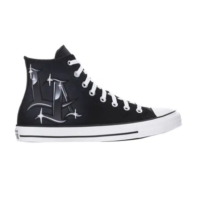Pre-owned Converse Chuck Taylor All Star High 'los Angeles' In Black