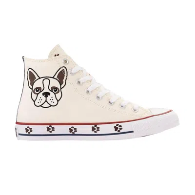 Pre-owned Converse Chuck Taylor All Star High 'pet Pack - Dog' | Cream | Men's Size 9 In White