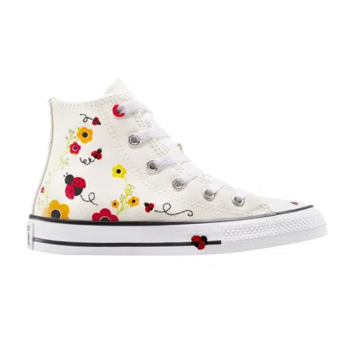 Pre-owned Converse Chuck Taylor All Star High Ps 'ladybugs' | White | Kid's Size 13.5