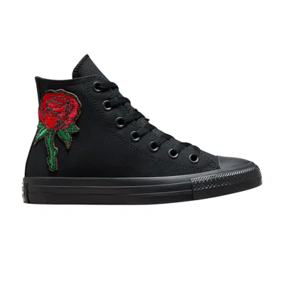 Pre-owned Converse Chuck Taylor All Star High 'rose' In Black