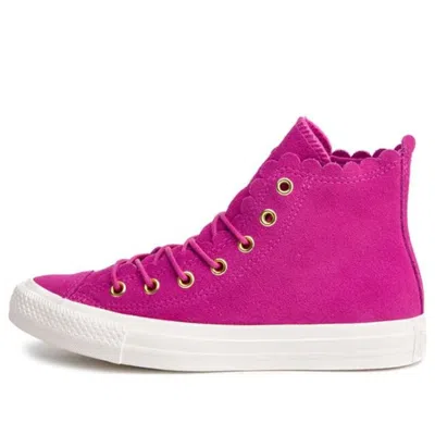 Converse Chuck Taylor All Star High 'rose Red' In Purple