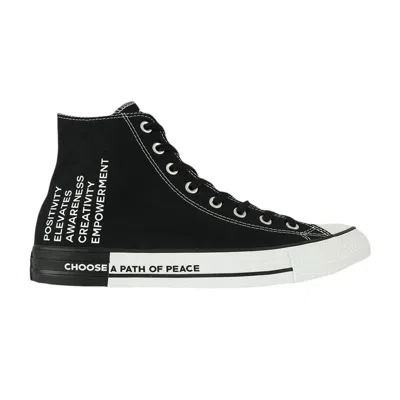 Pre-owned Converse Chuck Taylor All Star High 'seek Peace - Black'