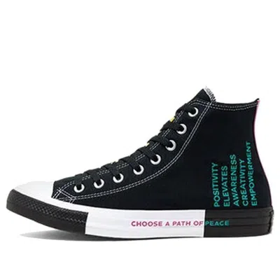 Converse Chuck Taylor All Star High 'seek Peace' In Black