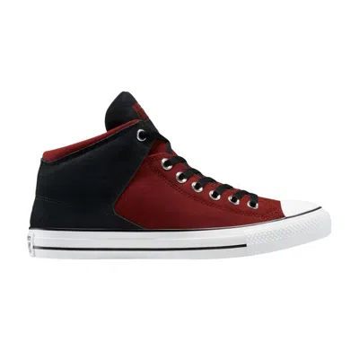Pre-owned Converse Chuck Taylor All Star High Street Mid 'rottin Apple Black' | Red | Men's Size 9