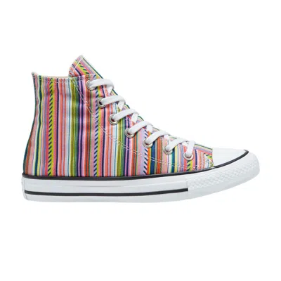 Pre-owned Converse Chuck Taylor All Star High 'summer Stripes' | Multi-color | Men's Size 7