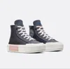 Converse Chuck Taylor All Star High Top Cruise 'grey Pink' In Blue