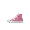 Converse Chuck Taylor All Star High Top Infant/toddler Shoes In Pink