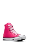 Converse Gender Inclusive Chuck Taylor® All Star® High Top Sneaker In Neo Pink/white/black