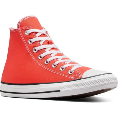 Converse Chuck Taylor® All Star® High Top Sneaker In Vermillion Red