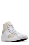 Converse Chuck Taylor® All Star® High Top Sneaker In White/ White/ Fossilized