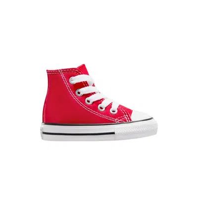Pre-owned Converse Chuck Taylor All Star High Top Td 'red' | Infant Size 4