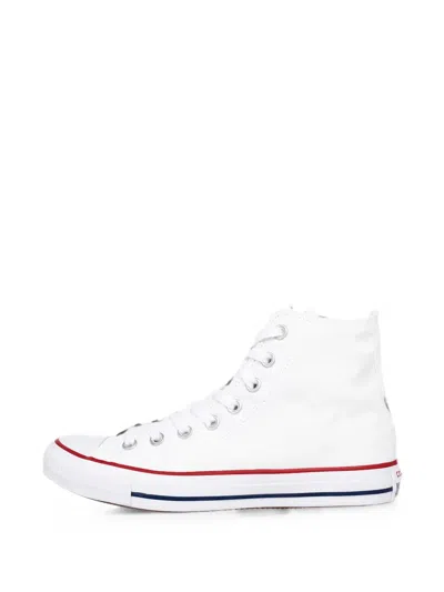 Converse Unisex Canvas Chuck Taylor High-top Sneaker In White