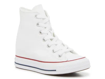 Converse Chuck Taylor All Star Hightop Wedge Sneaker In White