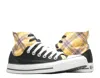 Converse Chuck Taylor All Star Layer Up Plaid Yellow/black Hi Sneakers 514109 In Black