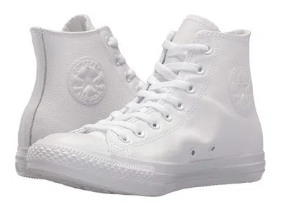 Converse Chuck Taylor All Star Leather Classic Shoes White Monochrome :