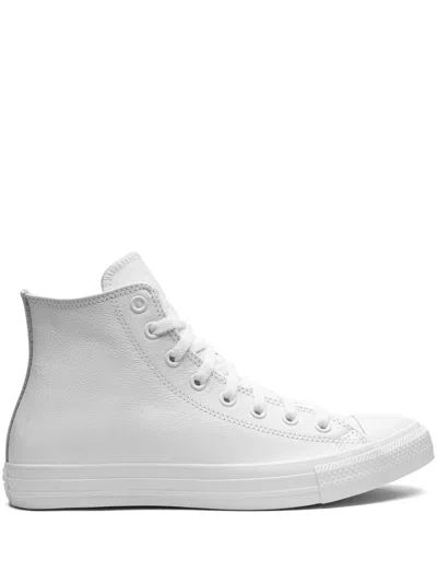 Converse Chuck Taylor All Star Hi Canvas Sneakers In White Mono