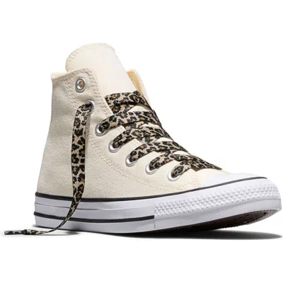 Converse Chuck Taylor All Star Leopard High Top Sneaker In Black