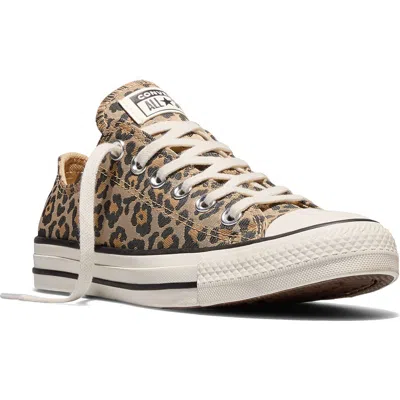 Converse Chuck Taylor All Star Leopard Low Top Sneaker In Animal Print