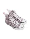 Converse Chuck Taylor All Star Leopard-print High-top Sneakers In Pink