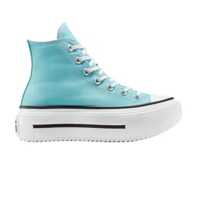 Pre-owned Converse Chuck Taylor All Star Lift Double Stack High 'deja Blue' | Men's Size 7.5