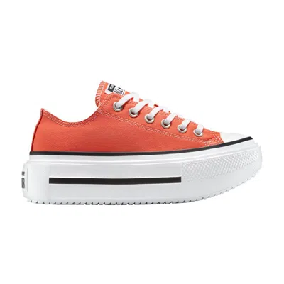 Pre-owned Converse Chuck Taylor All Star Lift Double Stack Low 'vermillion Red' | Men's Size 4