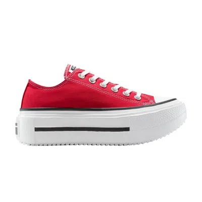 Pre-owned Converse Chuck Taylor All Star Lift Double Stack Platform Low 'red' | Men's Size 5.5