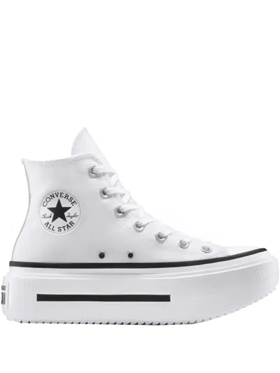 Converse Chuck Taylor All Star Lift Double Stack "white" Sneakers