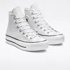 CONVERSE CHUCK TAYLOR ALL STAR LIFT HI 561676C SKATE WOMEN'S WHITE SHOES NR6884