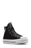 Converse Chuck Taylor® All Star® Lift High Top Platform Sneaker In Black/ Black/ White